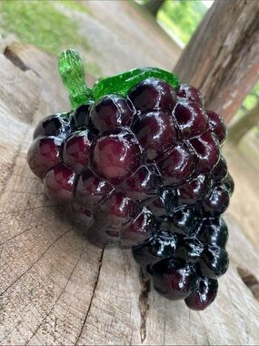 vintage Glass Grapes